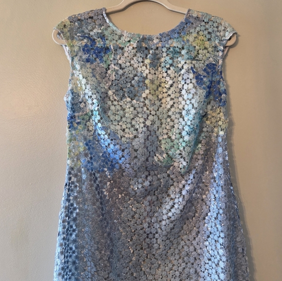 Kay Unger New York Sleeveless Sequins Mini Dress Size 10. - Picture 4 of 12